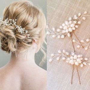 Beautiful 2 Piece Wedding Hairpins
